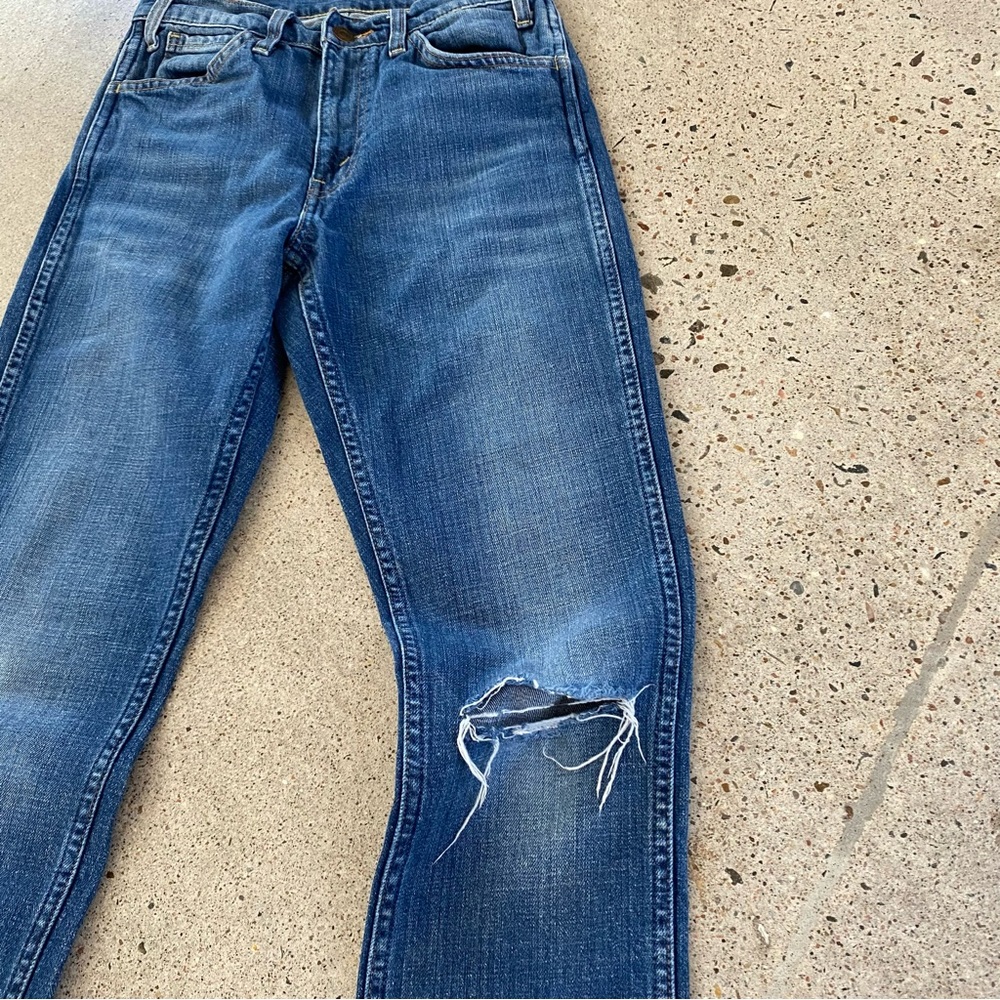 Levi's Blue Distressed Women Jeans